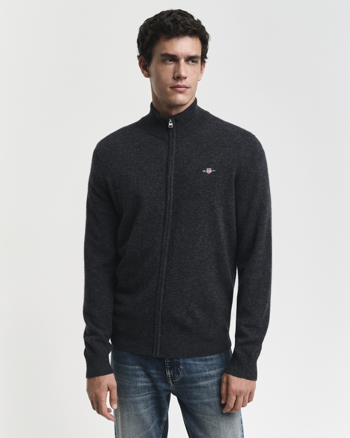 Extrafine Lambswool ZIP Cardigan